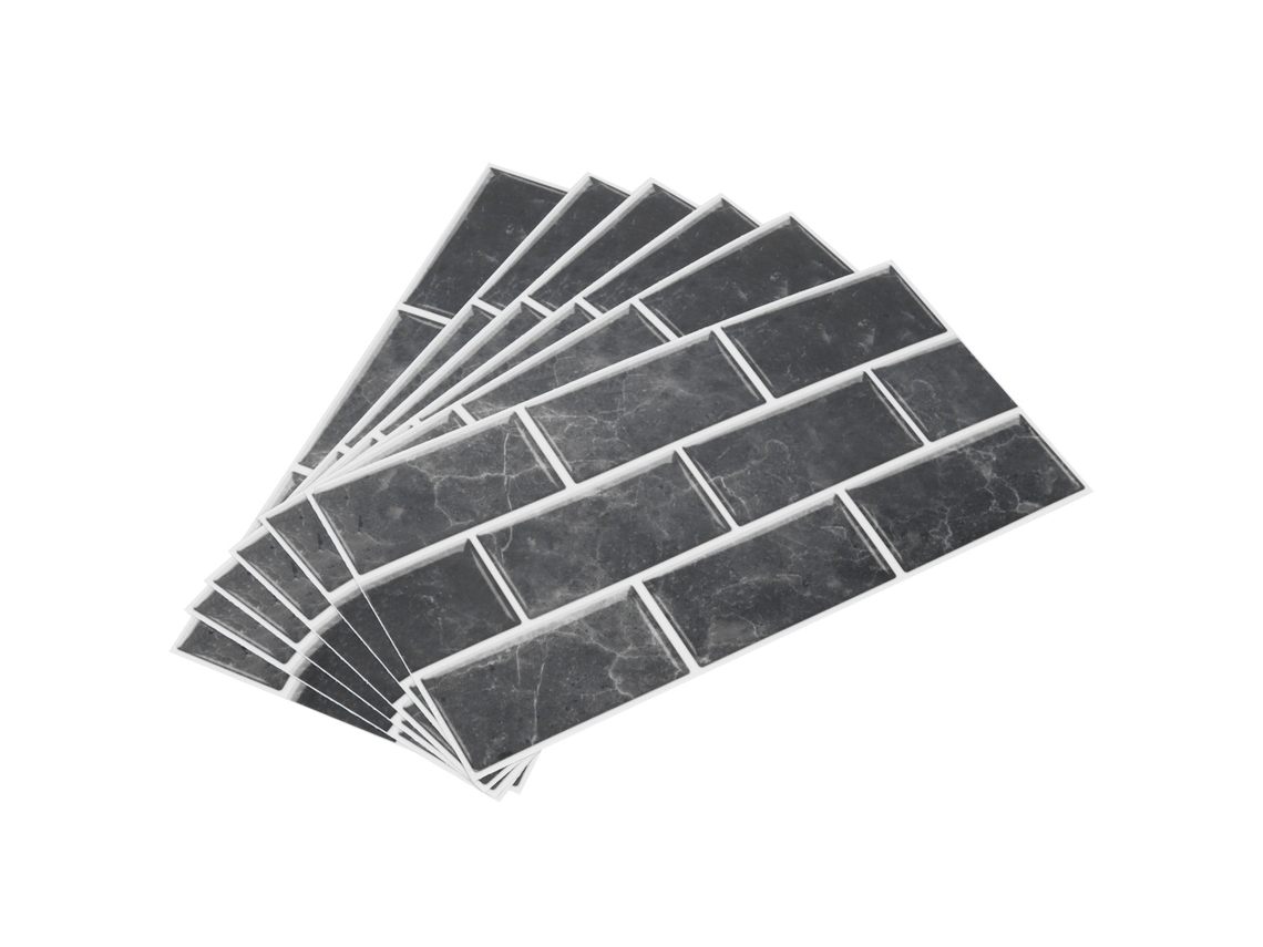 Autocolantes de Parede Pvc LAXISCREED Resistente a Óleo 6 Peças