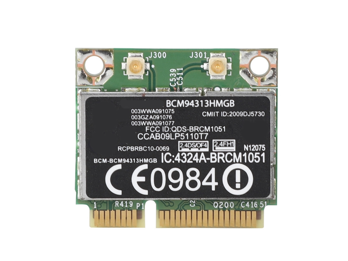 2026zentro-placa De Rede Sem Fio Pcie Broadcom Bcm94313hmgb 300m Bluetooth3.0 Para Hp G4/cq43 Série