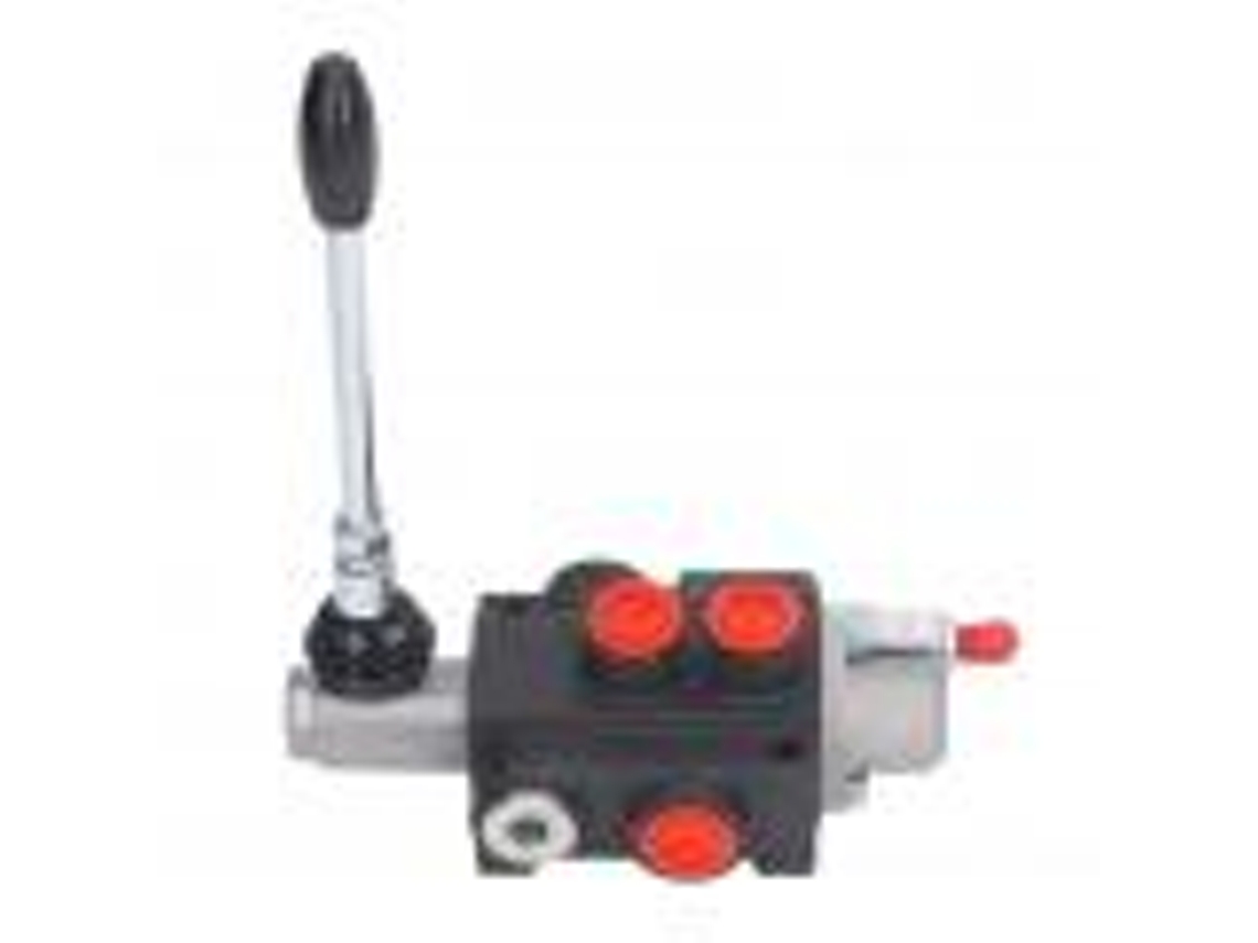 Kit Válvula De Controle De Fluxo Hidráulico De Duplo Efeito Com 1 Bobina Para Trator