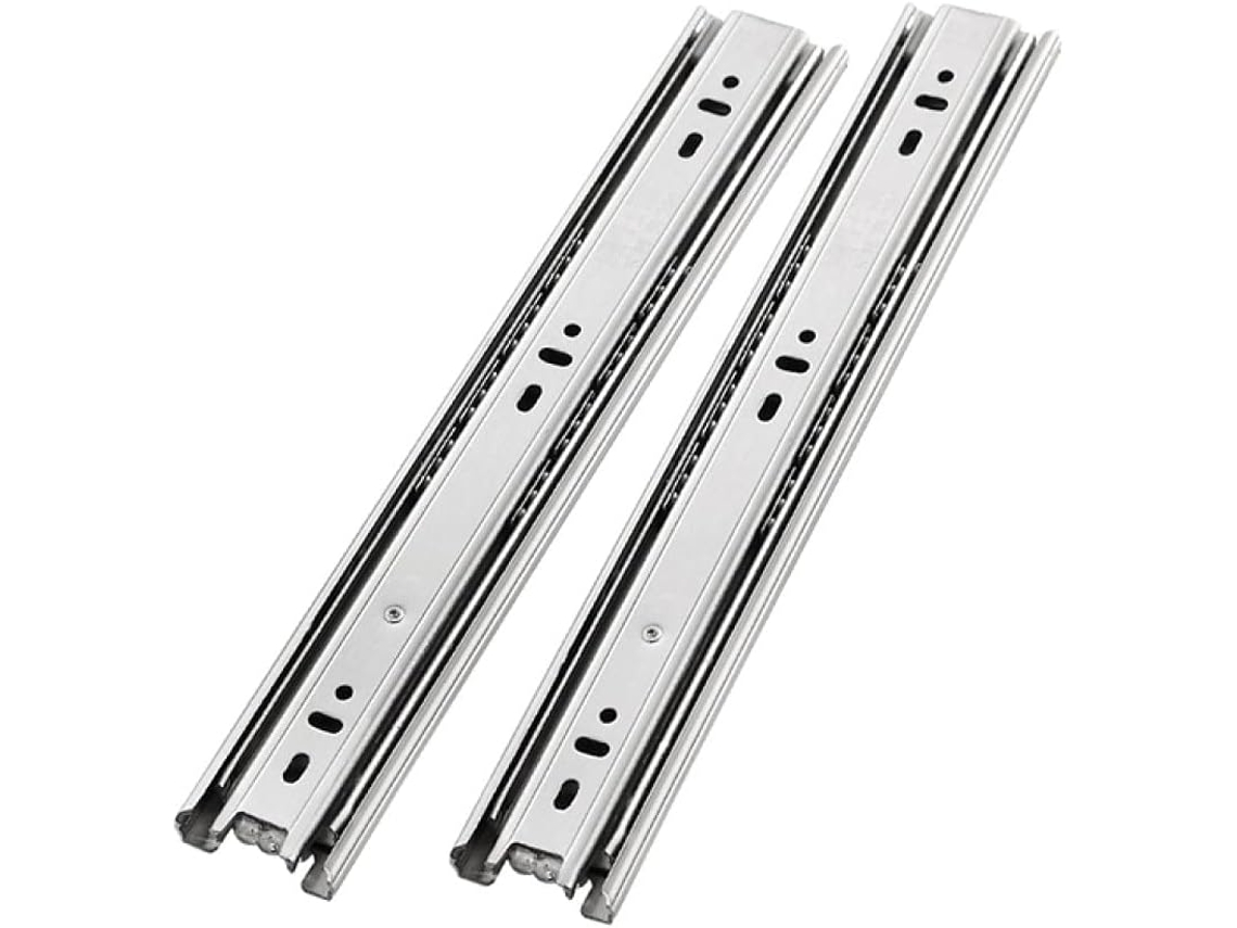 Corrediça De Gaveta De Armário De Três Trilhos Em Aço Inoxidável 10,24 18 450 Mm