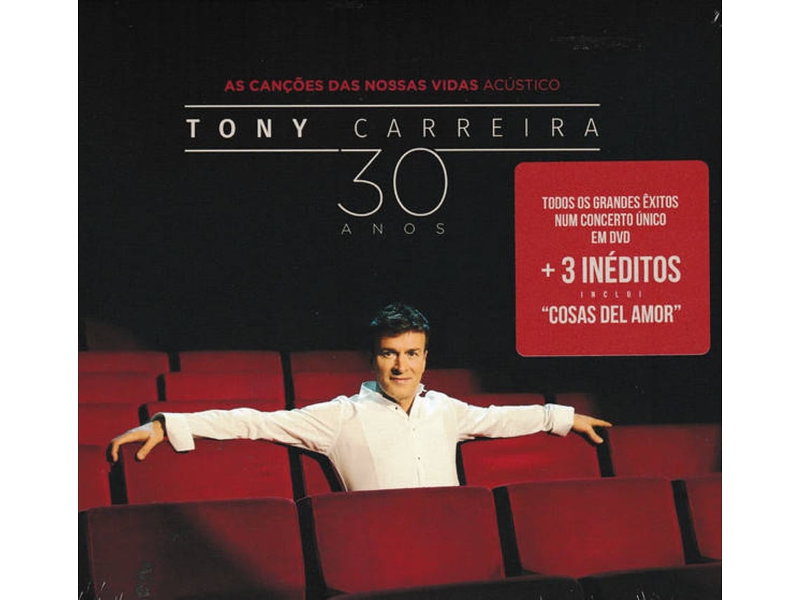 CD+DVD Tony Carreira: As Canções das Nossas Vidas - Acústico