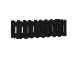 Garden Raised Bed, Garden Raised Beds Vidaxl Preto Madeira De Pinho (100 X 30 X 30 Cm)