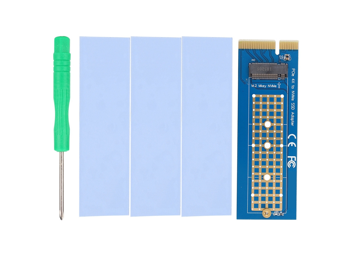 Adaptador Pci E 4x/8x/16x Para Ssd M.2 Ahci/nvme Placa Compatível Luz Dourada