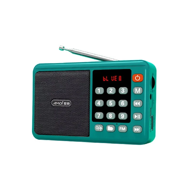 Receptor de Rádio MDUG com Lanterna Led, Bluetooth, Cartão Tf, USB, Banda Completa