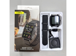 Smartwatch GTS4, Y13 com chamadas Bluetooth, monitoramento de saúde, monitoramento de frequência cardíaca, C26pro 1,44 polegadas, tecido (preto)