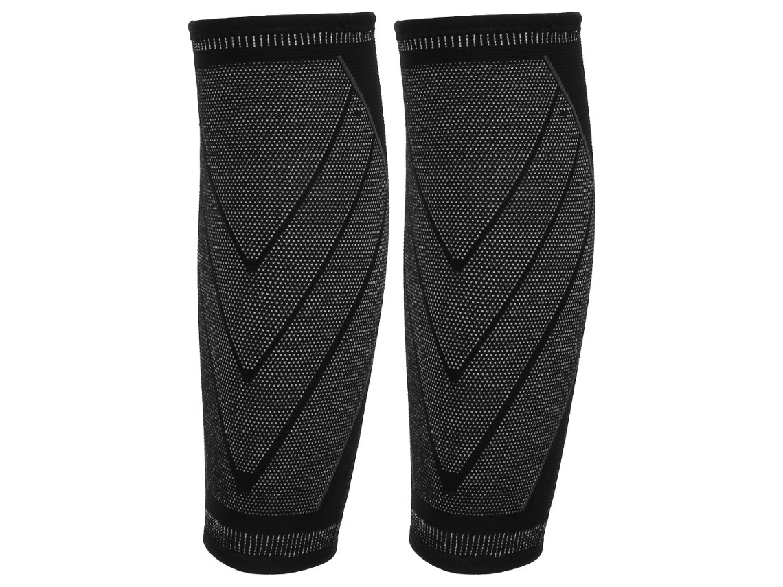 Caneleira De Compressão Unissex Em Nylon Tricotado Elástico Para Corrida E Basquete