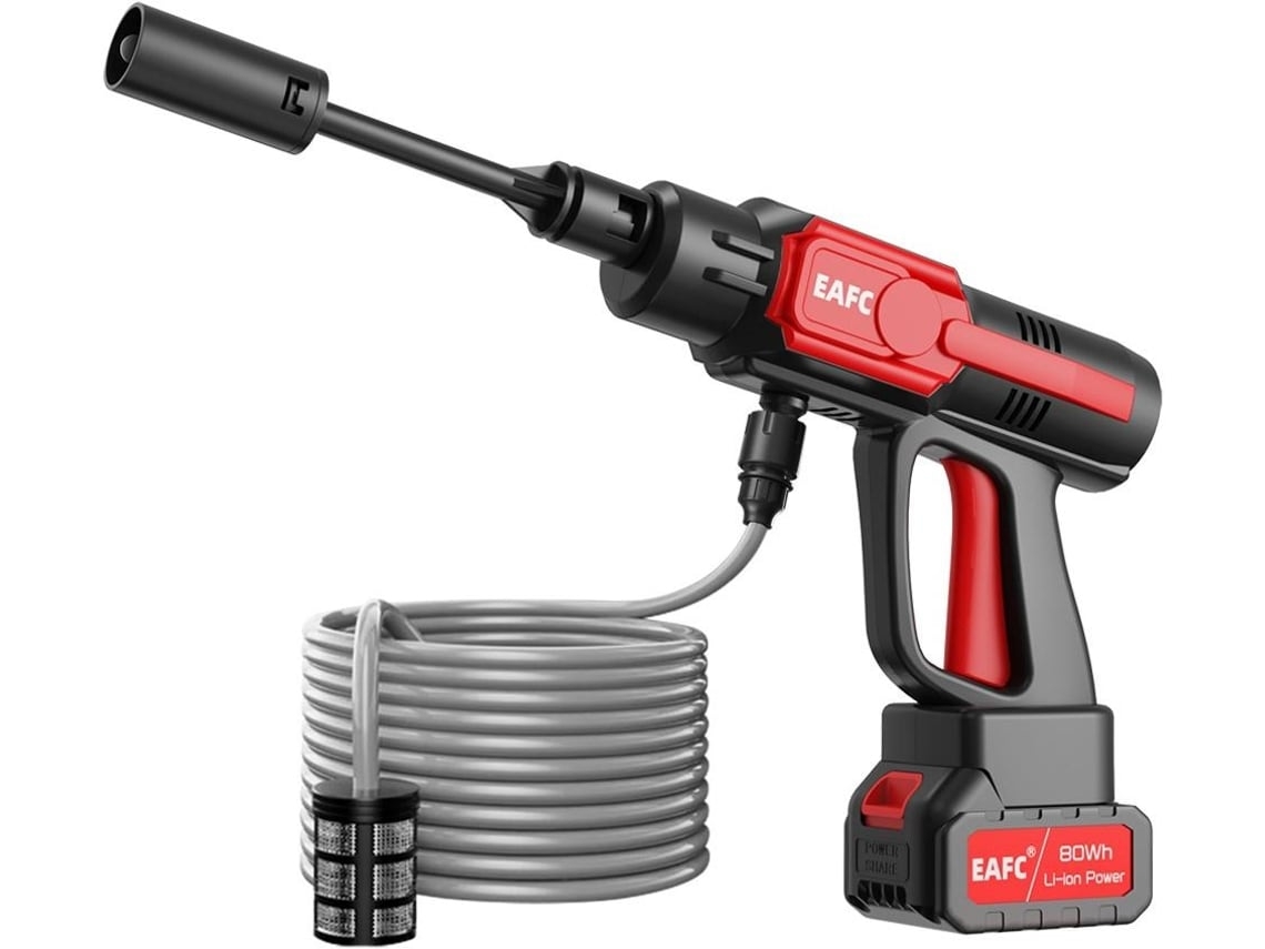 Lavadora De Alta Pressão Sem Fio EAFC 100 Bar 20000mah Batteries Lavadora Elétrica De Alta Pressão Sem Escova para Carro (Outlet Grade A)