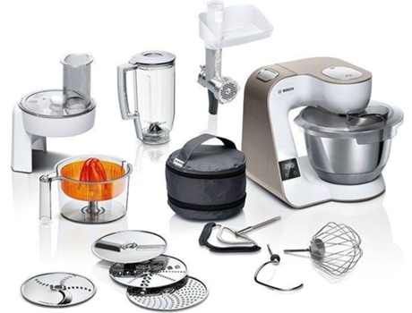 Robô de Cozinha BOSCH MUM5XW40 (3.9 L - 1000 W - 12 acessórios)