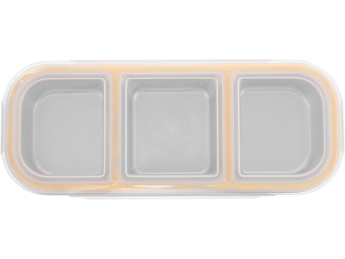 Lancheira Bento Leve Em Aço Inoxidável Com Vários Compartimentos E Design Fácil De Limpar, Ideal Para Viagens E Uso