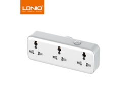 Tomada inteligente giratória Ldnio com USB e PD Fast Charge, padrão britânico, sem fio, múltiplas portas CHABERLU