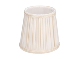 Abajur de Tecido Moderno Decorativo para E14 com Capa de Mesa e Chão em Cor Apricot