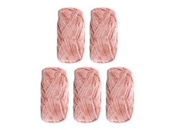 Lurelia Corda Macramê Poliéster 5 Fios 500g 37 Cores Rosa Para Tricô Crochê Decoração Diy