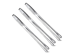 3 Peças De Pinças De Aço Inoxidável Para Churrasco, Pinças Para Grelhar, Pauzinhos De Cozinha, Pinças Para Cozinhar, Ferramentas Slowmoose