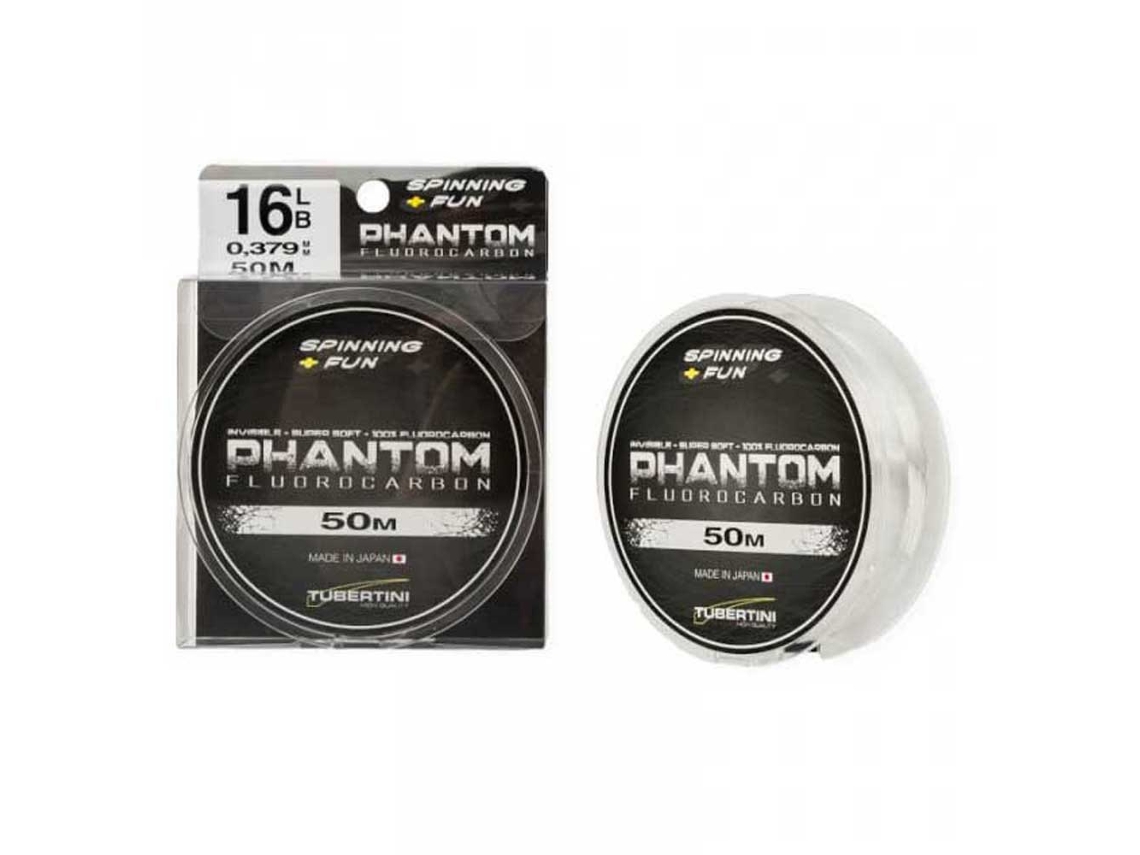 Fluorocarbono Sfphantom 50 M Transparente 0.412 Mmtubertini