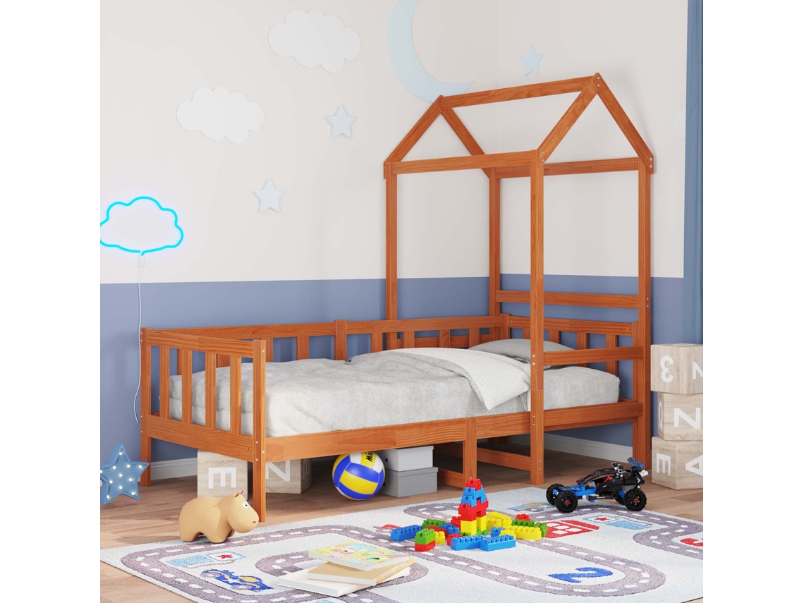 Vidaxl Conjunto De Cama Day 2 Unid. Marrom Cera