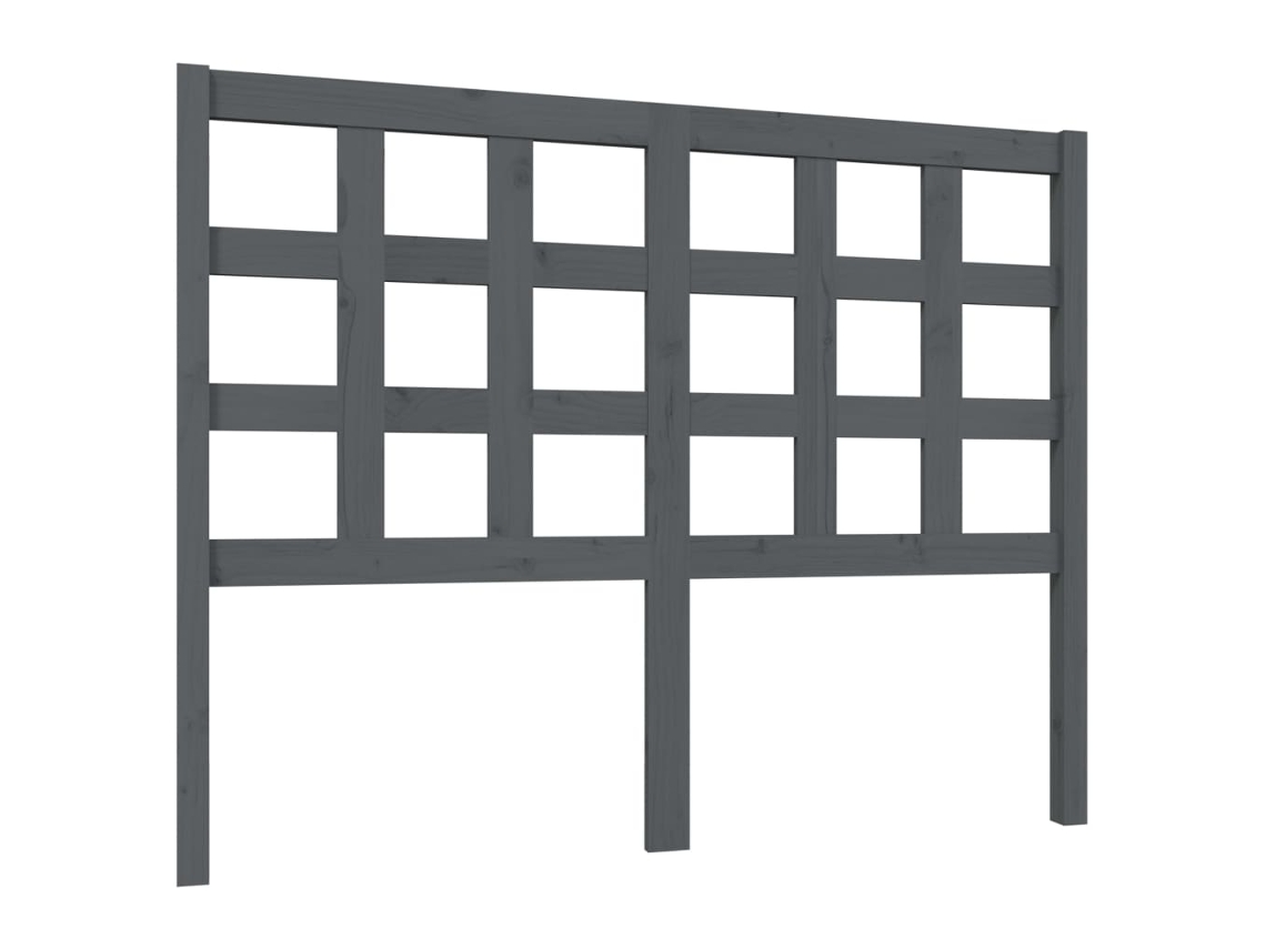 Cabeceira MAISON EXCLUSIVE em Pinho Maciço Cinzento (125,5x4x100 cm)