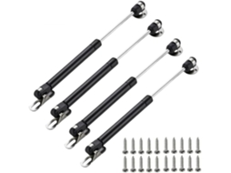 Dobradiças A Gás Para Portas De Armários Cozinha, 100-20kg, Com Mola Hidráulica E Suporte Para Tampas 150n, 4 Peças