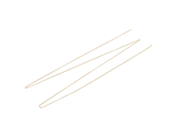 Cadena De Metal Hueca Plana 3mm Para Decoración De Uñas Artístico Punk Diy Manicura 10