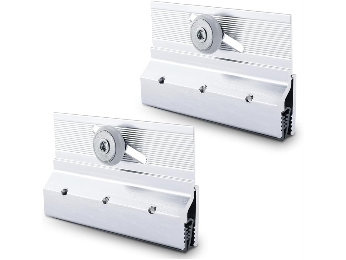 Conjunto De Roletes Para Suporte Superior Porta Box Sem Moldura, Roda Redonda De Plástico 3 4, Rolamentos De Esferas