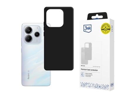 Capa 3mk Tpu Para Redmi Note 14 5g Protetora Fosco Antiderrapante