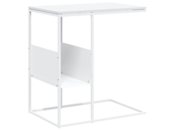 Side Table, Side Tables Vidaxl Branco Madeira Processada (n/a)