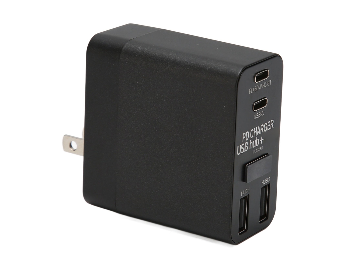 Dock de Notebook 4 em 1 com Carregamento Rápido 60w Usb C para Windows Linux os X