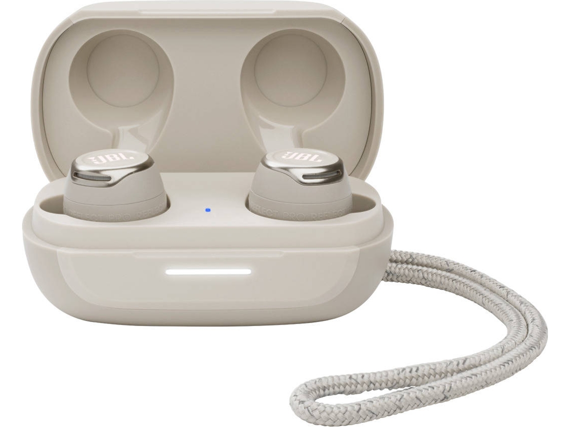 Auriculares Bluetooth True Wireless JBL Reflect FlowPro (In Ear - Microfone - Noise Cancelling - Branco)