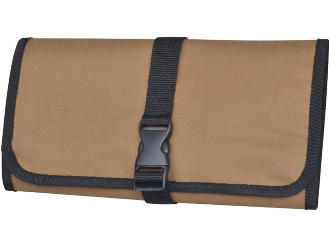 Bolsa portátil em tecido Oxford, ideal para guardar ferramentas em acampamentos.