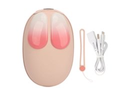 Aquecedor de Mão Usb Coelhinho Cute Recarregável Rosa Inverno