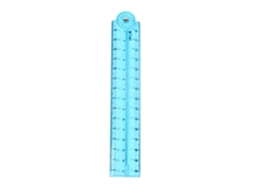 Régua dobrável transparente para desenho ou esboço matemático, compressão de 0 a 30 cm, ferramenta de medição portátil
