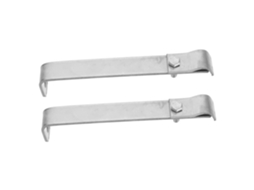 Conjunto De 2 Grampos De Aterramento Em Aço Inoxidável Moldados Para Hastes De Proteção Contra Raios, Para Fixação Segura No Telhado.