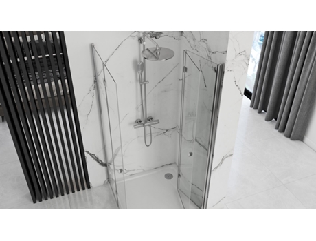Divisória De Chuveiro Rea Fold N2 70x100 Chrome