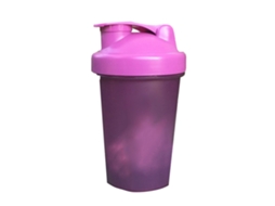 Copo Agitador De Proteína Em Pó Pp Com Bolas De Aço Inoxidável Para Misturar 500ml Roxo  Slowmoose