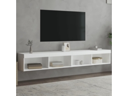 Vidaxl Móveis de Tv com Luzes Led 2 Pcs 100x30x30 Cm Branco