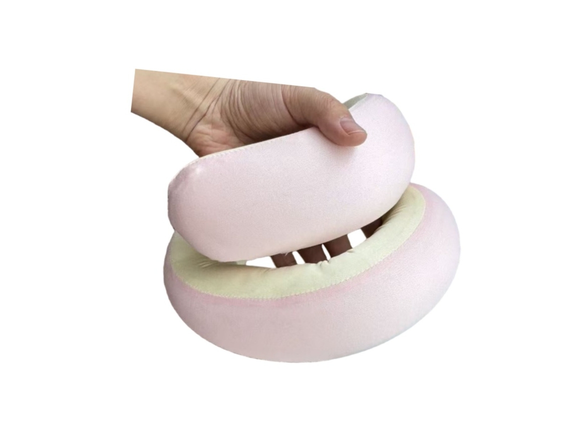 Travesseiro Ajustável em 360° Formato U com Espuma Viscoelástica AQUAFORGE