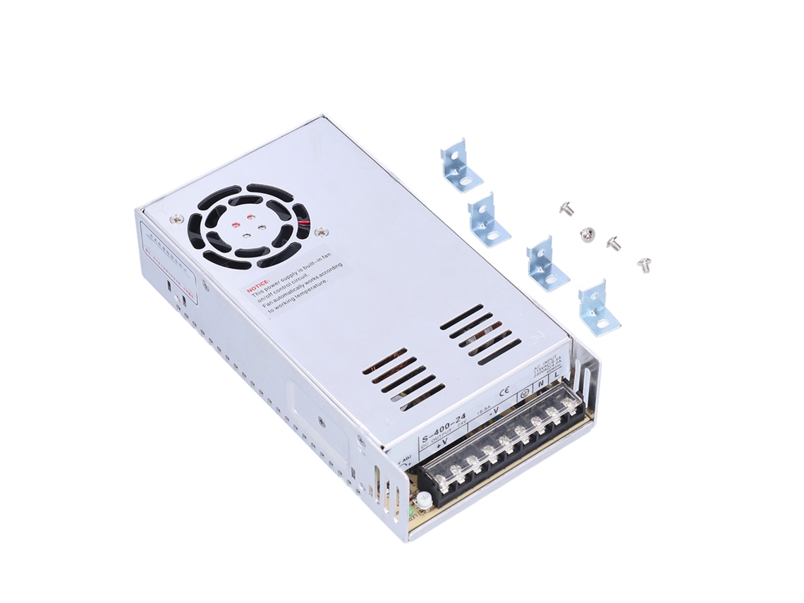 Fonte de Alimentação CC com Clips 400W 24V/16.5A YURU