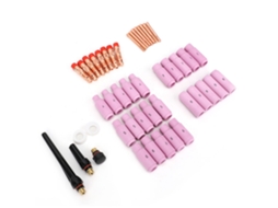 Conjunto De 46 Acessórios Para Soldadora Laxiscreed Wp 17/18/26 Compatível Com Diversos Tamanhos