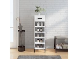 Vidaxl Sapateira 30x35x105 Cm Derivados De Madeira Branco