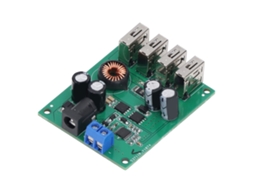 Módulo Redutor de Voltagem DC-DC com 4 Saídas USB Proteção 5V/5A