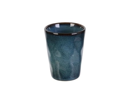 Xícara de café expresso - SABOR E DEGUSTAÇÃO - 100 ml - Cerâmica - Azul - Design artesanal