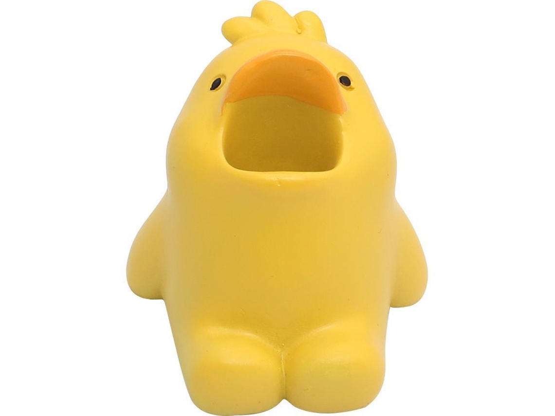 Suporte de Escova de Dentes Mini Pato em Resina | S/MARCA