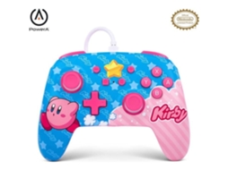 Controle com Fio Nintendo Switch POWER A Kirby