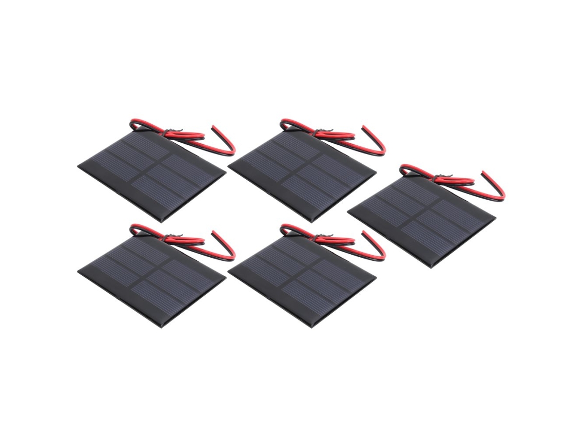 Mini Painel Solar 5 Unidades 1,5 V 0,65 W BRILVIBERA
