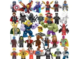 Conjunto De 32 Peças Dc Super Heróis Edição Colecionador De Mini Bonecos
