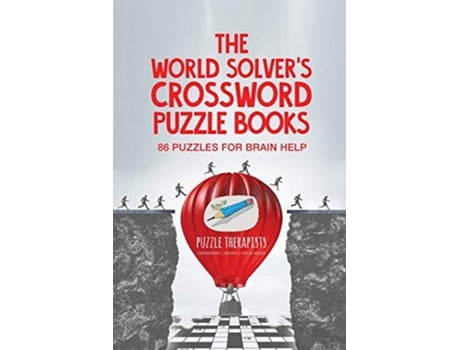 Livro The World Solvers Crossword Puzzle Books 86 Puzzles for Brain Help de Puzzle Therapist (Inglês)
