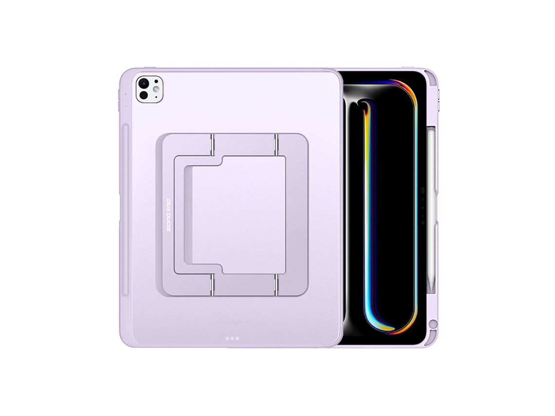Capa Para Hexinyigjly ( 2024/2025) Ipad Pro 13 Polegadas M4/m5 , Suporte Ajustável Em Vários Ângulos Lilás