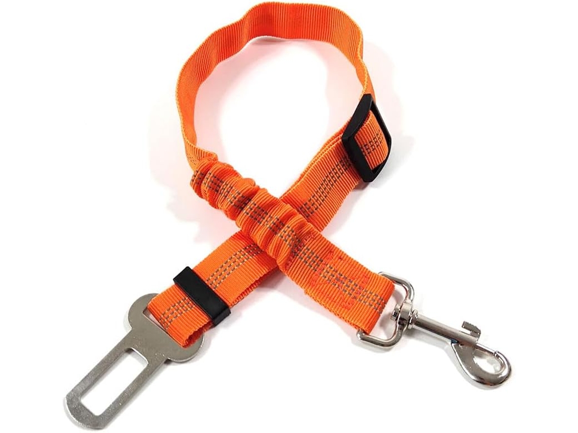 Cinturão de Assento Ajustável para Cão Durável YANYXR (laranja)