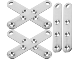 Dobradiças Giratórias De Aço Inoxidável Para Portas, Conjunto De 6 Peças, Acessório Para Móveis.