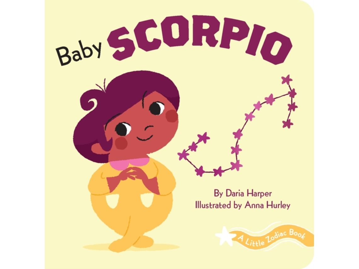 Livro A Little Zodiac Book Baby Scorpio de Daria Harper (Inglês - Capa Dura)