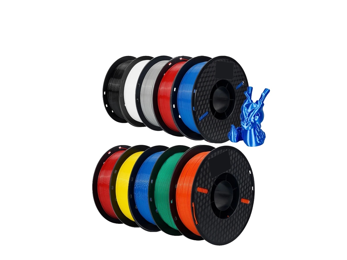 Filamento Pla, Para Impressora 3d, Diã¢metro De 1,75mm, Rolo De 1kg, 10kg Petg Mic B Oem